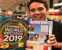 He can juggle all sorts of objects, including those that are on fire. He has also been a Guinness World Record holder.